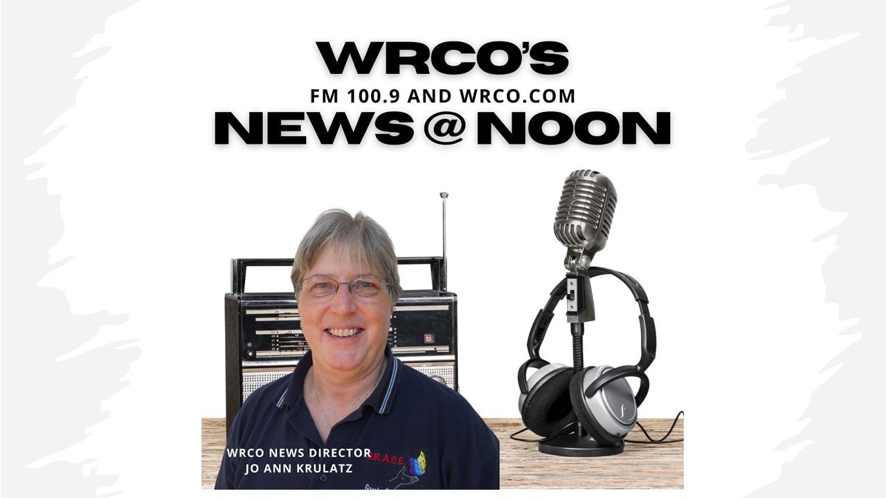 WRCO News at noon, 7 days a week