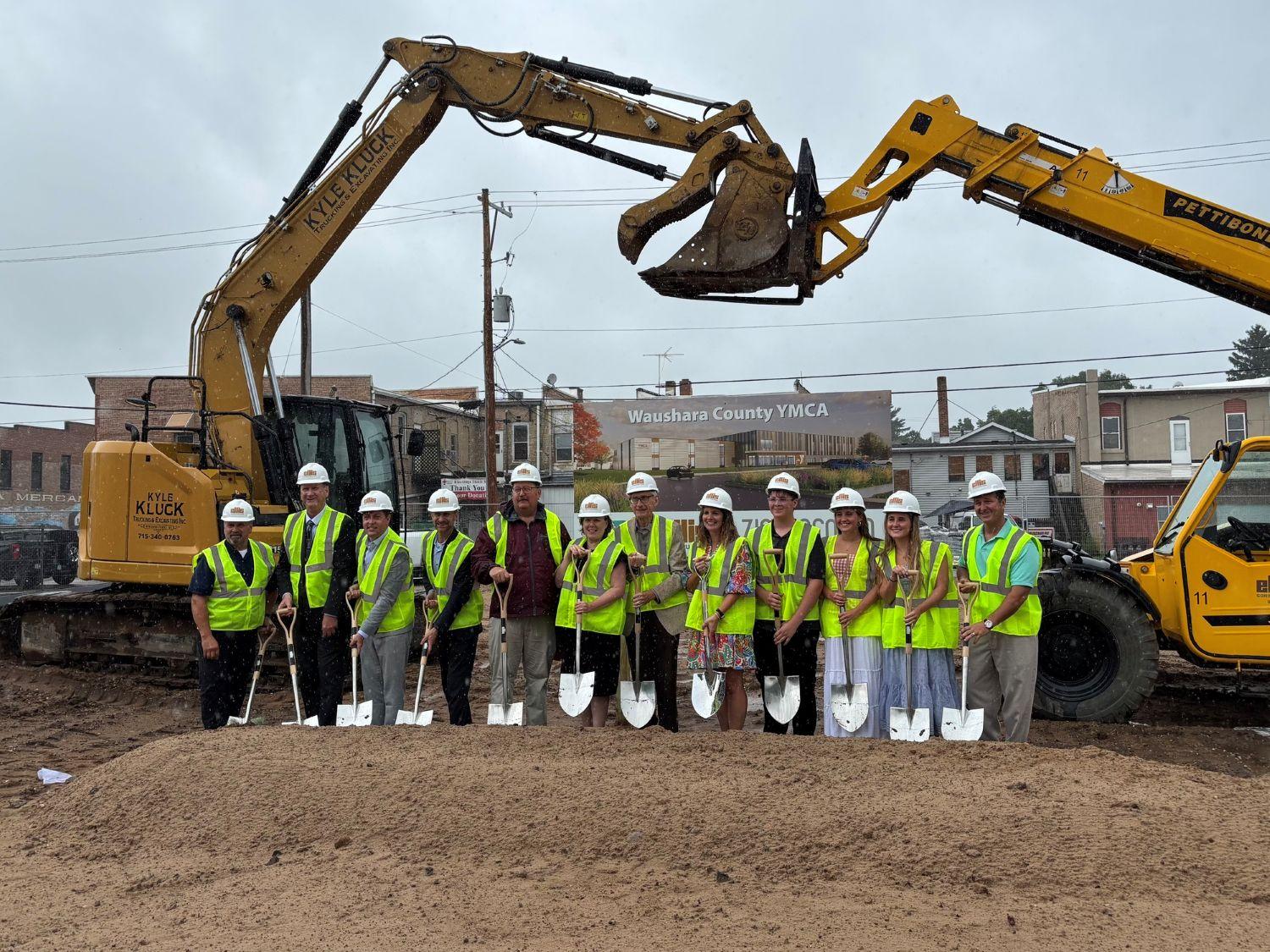Ground Broken for Waushara Community YMCA
